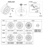 Diagram for 2010 Kia Soul Wheel Cover - 529602K100