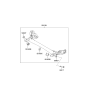 Diagram for Kia Axle Pivot Bushing - 551602K000