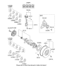 Diagram for Kia Soul Crankshaft - 231102B000