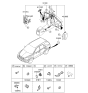 Diagram for Kia Sorento Relay - 911113E880