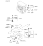 Diagram for Kia Transfer Case Mount - 219502S000