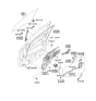 Diagram for Kia Sportage Door Latch Assembly - 813103W000