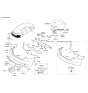 Diagram for 2012 Kia Optima Body Mount Hole Plug - 833972H000