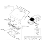 Diagram for Kia Forte Windshield - 86111A7110