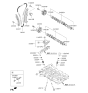 Diagram for 2014 Kia Rio Timing Chain - 243212B620