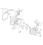 Diagram for 2013 Kia Forte Bellhousing - 4311132300