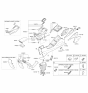 Diagram for Kia Forte Center Console Base - 84611A7000DFR
