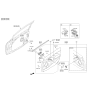 Diagram for Kia Forte Mirror Switch - 93530A7000