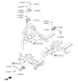 Diagram for Kia Transmission Mount - 2183030300
