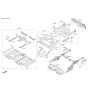 Diagram for 2015 Kia Forte Floor Pan - 65513A7500