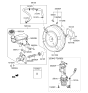 Diagram for Kia Forte Koup Brake Booster Vacuum Hose - 591303X200