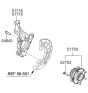 Diagram for 2022 Kia K5 Steering Knuckle - 51711L0500