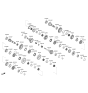 Diagram for Kia Sorento Input Shaft Bearing - 432552N000