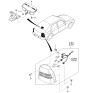 Diagram for 2000 Kia Sephia Fog Light Bulb - 0K2AB51D27
