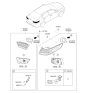 Diagram for Kia Optima Tail Light - 92401D4290