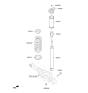 Diagram for Kia Optima Coil Spring Insulator - 55360C1100