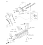 Diagram for 2016 Kia K900 Timing Chain Tensioner - 244103F411