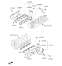 Diagram for Kia K900 Exhaust Manifold - 285103F800