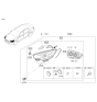 Diagram for 2019 Kia Sportage Fog Light Bulb - 1864735010