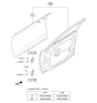 Diagram for 2015 Kia K900 Door Hinge - 793103N000