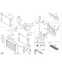 Diagram for Kia A/C Condenser Fan - 25380H9050