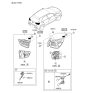 Diagram for 2022 Kia Rio Light Socket - 92451H9100