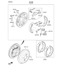 Diagram for 2020 Kia Rio Wheel Cylinder - 58330F9000