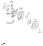 Diagram for Kia Rio Steering Knuckle - 51715H9000