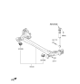 Diagram for Kia Rio Axle Pivot Bushing - 55160H8100
