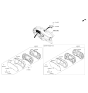Diagram for 2016 Kia Sportage Instrument Cluster - 94001D9180