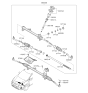 Diagram for Kia Sportage Rack And Pinion - 56500D3100