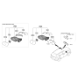 Diagram for Kia Sportage Car Mirror - 87621D9060