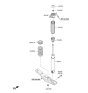 Diagram for 2016 Kia Sportage Shock Absorber - 55311D9130