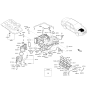 Diagram for Kia K900 Intake Manifold - 283103CDD0