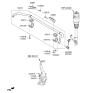 Diagram for Kia K900 Sway Bar Bushing - 548133M650
