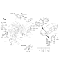 Diagram for 2015 Kia K900 Knock Sensor - 393203C550