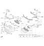 Diagram for 2015 Kia K900 Grille - 865613T200