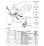 Diagram for 2008 Kia Spectra5 SX Battery Cable - 918552F020