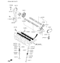 Diagram for 2009 Kia Spectra Camshaft - 2420023550