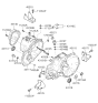 Diagram for 2007 Kia Spectra SX Bellhousing - 4311528503