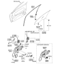 Diagram for Kia Spectra Window Regulator - 824012F010