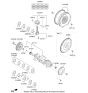 Diagram for Kia Optima Piston Ring Set - 230402BCA0