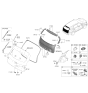 Diagram for 2022 Kia Sorento Tailgate Lock - 81800P2100
