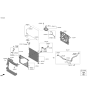 Diagram for 2022 Kia Sorento Radiator - 25310R5500