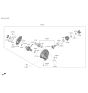 Diagram for 2022 Kia Sorento Output Shaft Bearing - 473662N000
