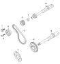 Diagram for Kia Balance Shaft Belt - 2335638011