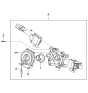 Diagram for 2001 Kia Optima Headlight Switch - 934003C500