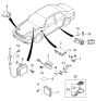 Diagram for Kia Optima Air Bag Sensor - 959203C500