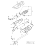 Diagram for Kia Borrego Exhaust Hanger - 2876826000