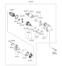Diagram for Kia Starter Solenoid - 3612025020
